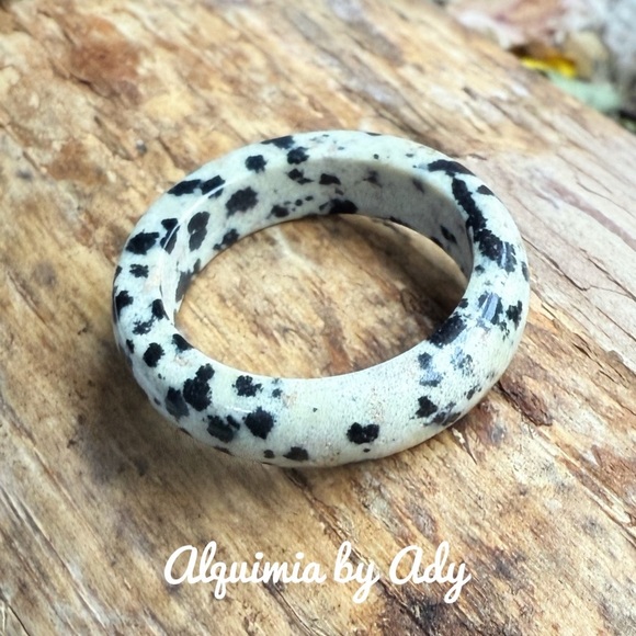 Alquimia Dalmatian Stone Ring - Picture 1 of 1